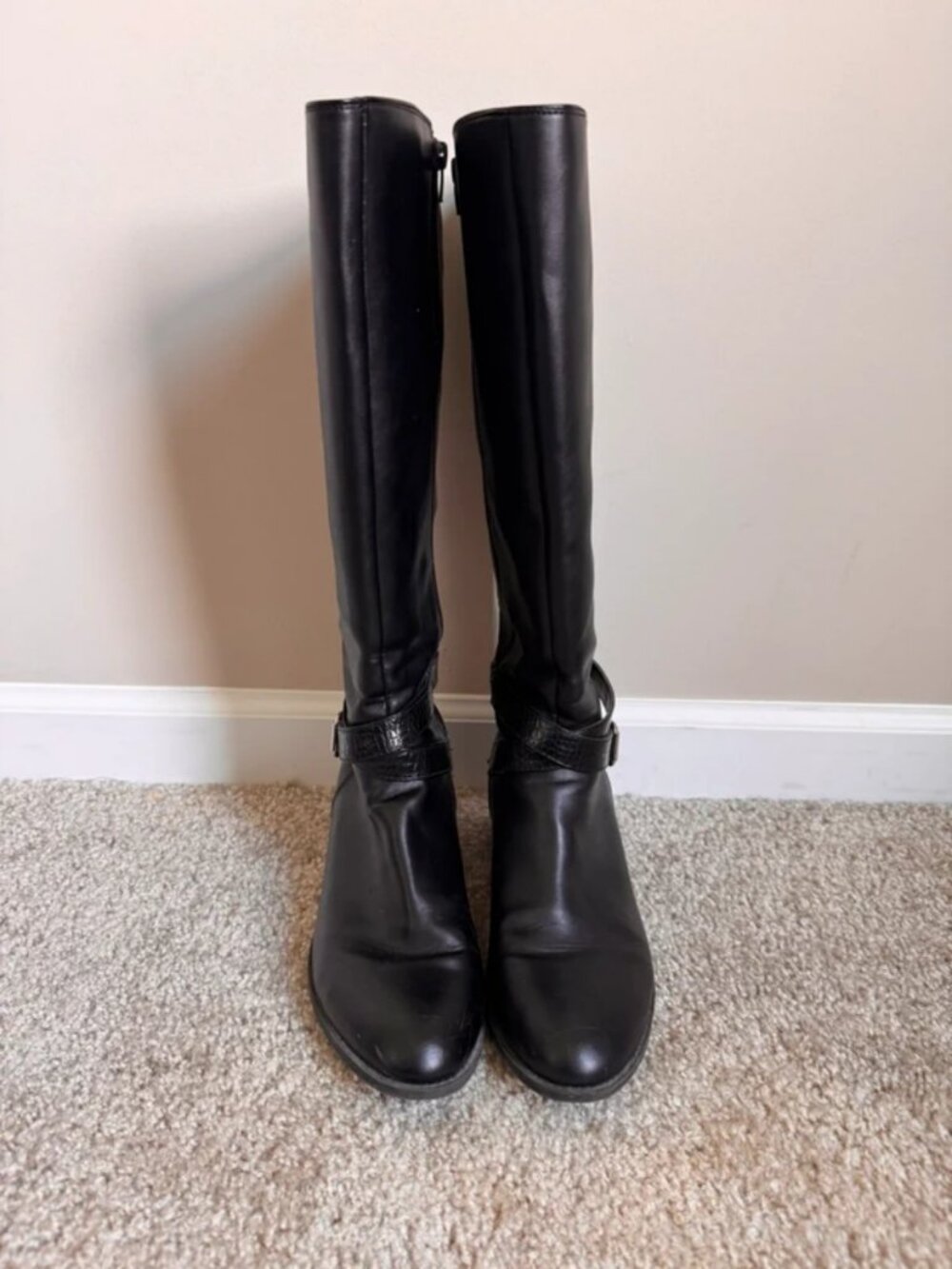 Bandolino tall black boots 9.5